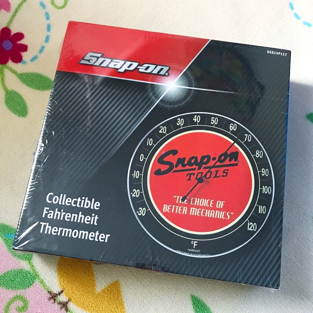Snap On Tools 12" Round Wall Thermometer